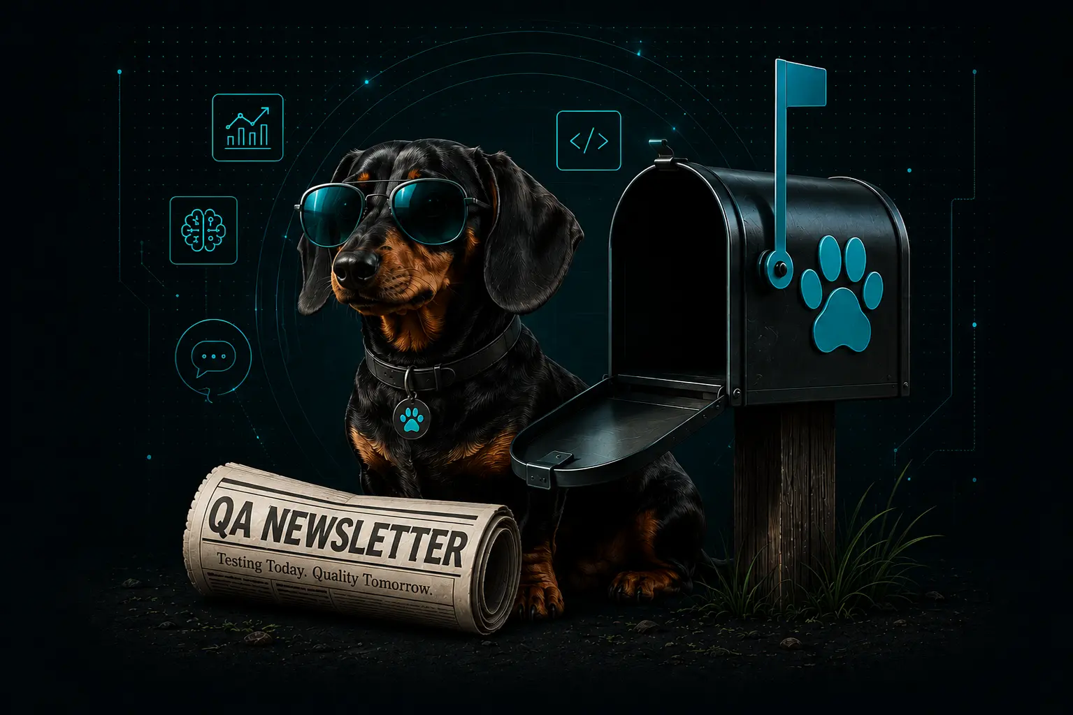Newsletter and community updates for QA professionals